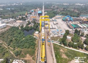 Full Span Casting Yard at Vadodara District, November 2022