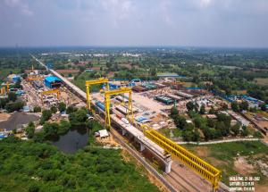 Full Span Casting Yard at Vadodara District, October 2022