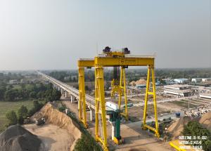Full Span Girder Erection at Anand District, November 2022