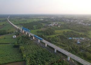 Full Span Girder Erection at Navsari District, October 2022 (2)