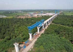 Full Span Girder Erection at Navsari District, October 2022 (3)