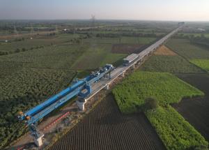Full Span Girder Launching LG-6 at Vadodara, January 2023