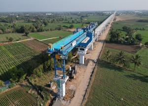 Full Span Girder Launching LG-8 at Anand, January 2023