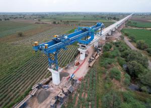 Full span box girder at Bharuch District, April 2023