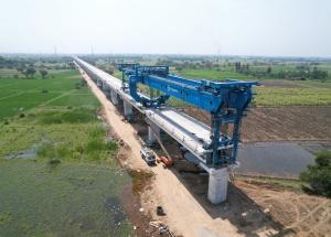 Full span box girder at Navsari District, April 2023 (3)