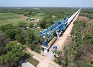 Full span box girder at Navsari District, April 2023