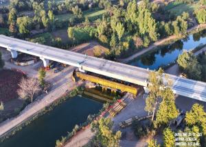 MAHSR Viaduct in Anand District (Petlad Canal), March 2023