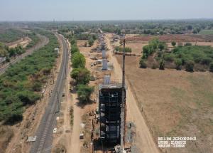 Pier Work in Progress at Ahmedabad District, April 2022 (2)