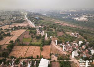 Pier Work in Progress at Ahmedabad District, November 2022