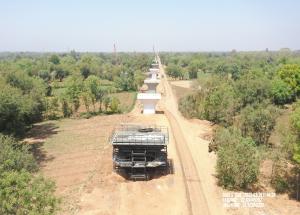 Pier Work in Progress at Kheda District, April 2022