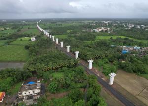 Pier Work in Progress at Navsari District, August 2022