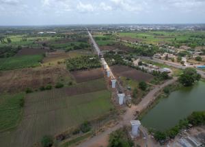 Pier Work in Progress at Surat District, June 2022