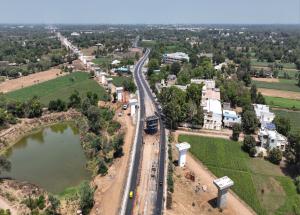 Pier Work in Progress, Kheda District, May 2023