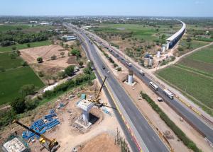 Pier work in Progress at GAD-10, Nasari District, April 2023