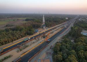 Pier work in Progress at GAD-11, Valsad District, March 2023