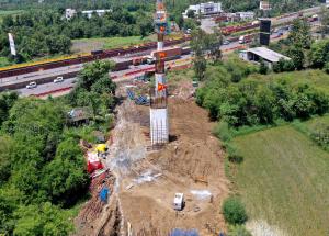 Pier work in Progress at, Valsad District, September 2022