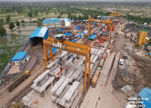 Segmental Casting Yard at Ahemadabad District, September 2022