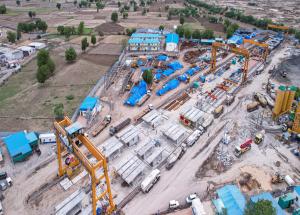 Segmental Casting Yard at Ahmedabad District, July 2022