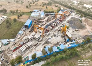 Segmental Casting Yard at Ahmedabad District, November 2022