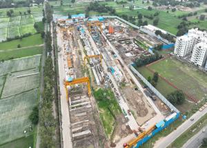 Segmental Casting Yard at Ahmedabad District, September 2022