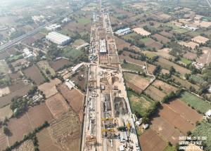 Segmental Casting Yard at Kheda District, November 2022