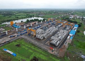 Segmental Casting Yard at Surat District, July 2022