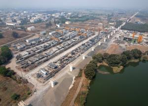 Segmental Casting Yard at Surat District, March 2023