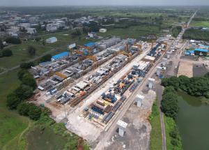 Segmental Casting Yard at Surat District, September 2022