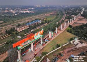 Segmental Erection in Progress at Ahmedabad District, November 2022