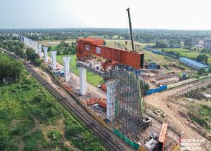 Segmental Erection in Progress at Ahmedabad District, October 2022