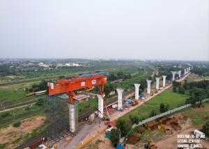Segmental Erection in Progress at Ahmedabad District, September 2022