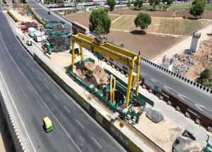 Shinso Pile Work in Progress, Vadodara District, May 2023