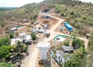Tunnel Work in Progress at Valsad District, April 2023