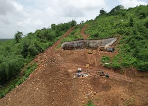 Tunnel Work in Progress at Valsad District, August 2022