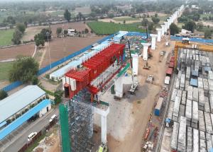 Viaduct Construction through SBS Method at Kheda District, April 2023
