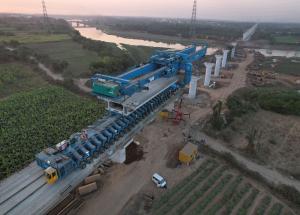 Viaduct Construction through SBS Method, Navsari District, March 2023 (2)