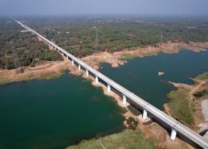 Viaduct completed on Par River at Valsad District, March 2023