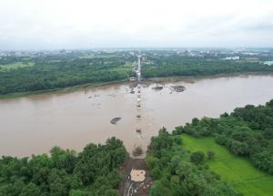 Well Foundation Work at Daman Ganga River, Valsad District, October 2022