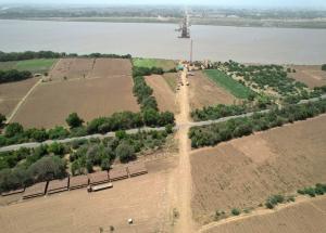 Well Foundation Work at Narmada River, Bharuch District, June 2022 (2)