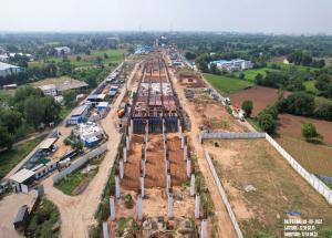 Work in Progress at Anand Station, Kheda District, October 2022