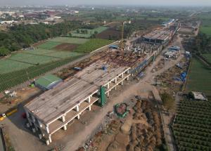 Work in Progress at Surat Station, Surat District, April 2023