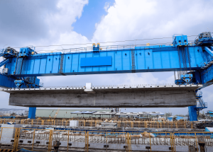 1000th Full Span Girder at a casting yard in Vadodara district