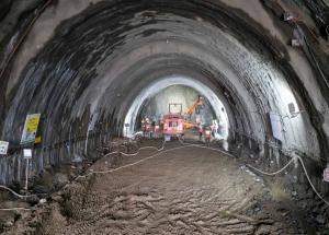 21 km long Mumbai Tunnel work for Bullet Train work (Shilphata end), August 2024