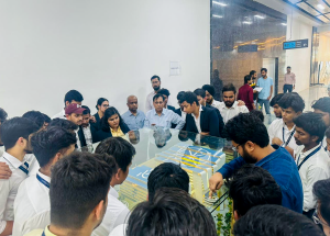 52 engineering students from Gati Shakti Vishwavidyalaya visited NHSRCL Ahmedabad office._3
