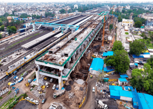 Ahmedabad Bullet Train Station Work in Progress