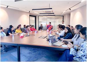 An informative session on the POSH Act, 2013, and Shared Parenting was conducted at Corporate Office. Discussions highlighted the importance of preventing workplace harassment and fostering a culture of mutual respect