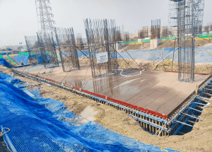 Boisar Bullet Train station is taking shape in Palghar district