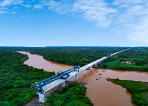 Completion of River Bridge on Kolak River on 12th July 2024