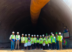 Engineering students from NK Orchid college of Engineering and Technology, Solapur visited Vikhroli (Shaft 2) siteand ADIT portal_3.
