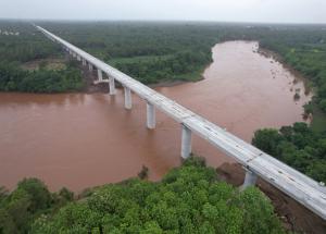 Erection Completed at Ambika River, Navsari District, August 2023